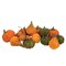 Faux Pumpkins and Gourds Decorative Set of 16 for Autumn Centerpieces and Holiday Displays